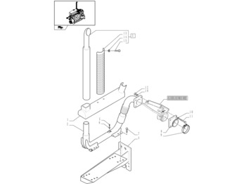 Tubo de escape NEW HOLLAND