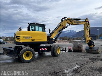 Escavadeira 2019 Yanmar B110W Hjulgraver - Firehjulsstyring - Sentralsmøring - Dumperhenger - Tiltrotator - Pusskuffe - Smalskuffe - Graveskuffe - Hydraulisk vibroplate - Pallegafler: foto 4