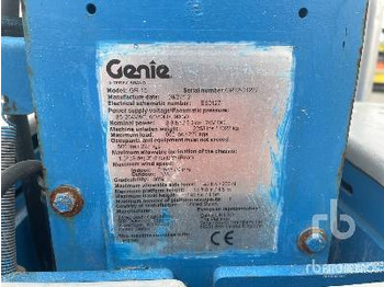 Plataforma articulada GENIE GR15 (Inoperable): foto 5