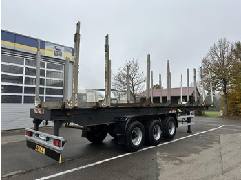 Semi-reboque transporte de madeira BOFA Holzauflieger 34 to EXTE Rungen TÜV NEU!: foto 4