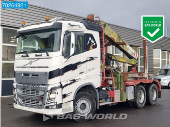 Camião de transporte de madeira VOLVO FH16 750