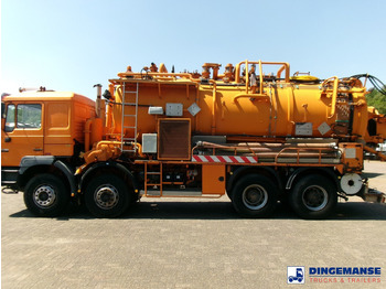 Caminhão limpa fossa MAN 41.463 8x4 Euro 2 vacuum tank ADR 15 m3 / 2 comp: foto 5