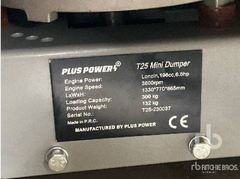 Tombador novo PLUS POWER T25 Walk-Behind Mini (Unused): foto 5