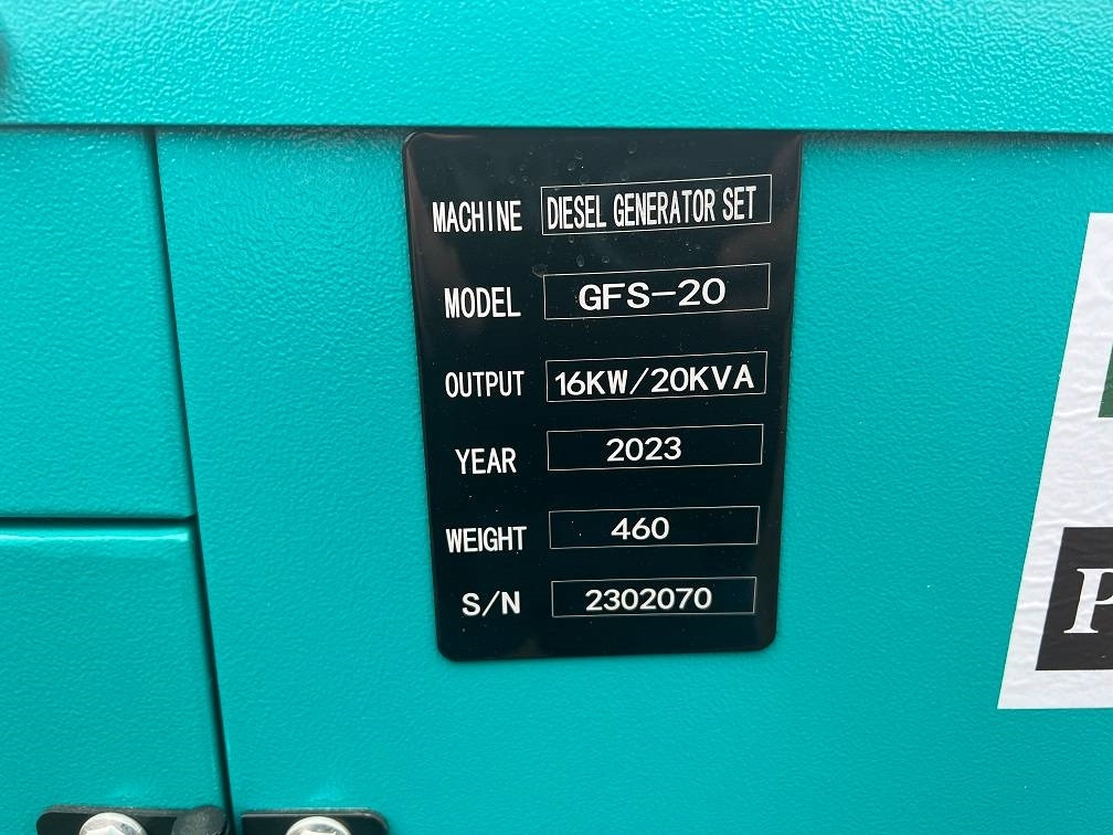 Gerador elétrico Ricardo 20KVA 16KW SILENT GENERATOR 3 PHASE 50HZ 400V NEW: foto 12