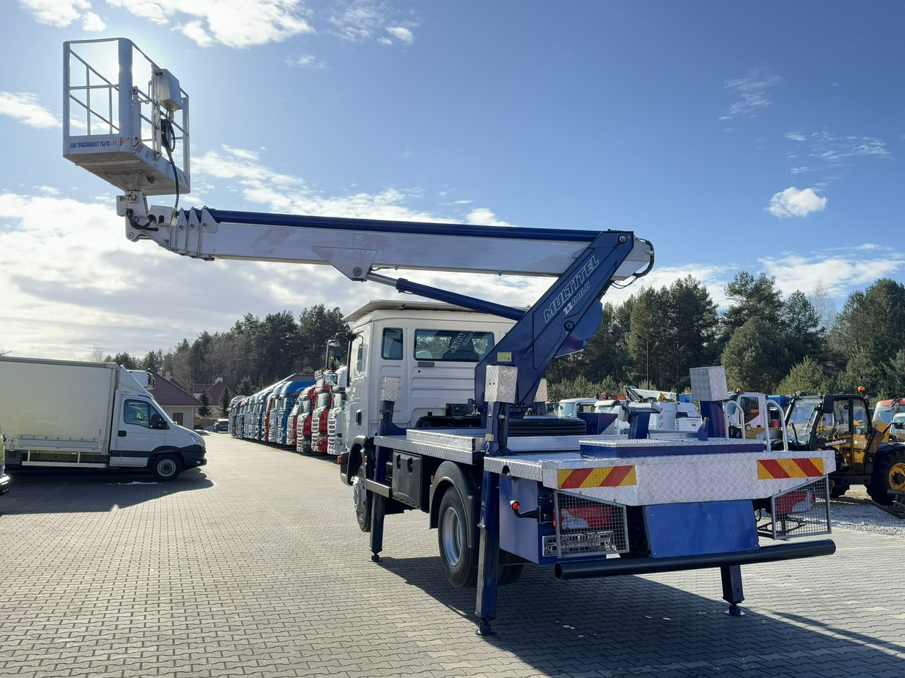 Caminhão com plataforma aérea MAN TGL 8.150 Zwyżka MULTITEL 220 ALU Podnośnik Koszowy: foto 26