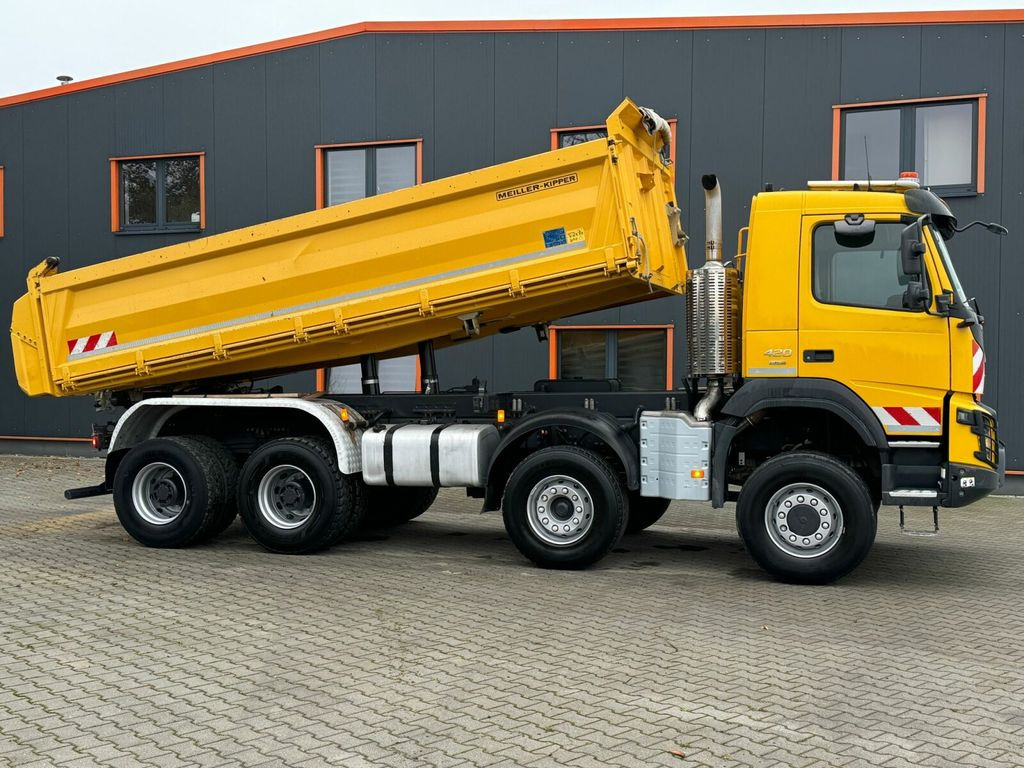 Camião basculante Volvo FMX420 8x6 Dreiseitenkipper Bordmatik MEILLER: foto 10