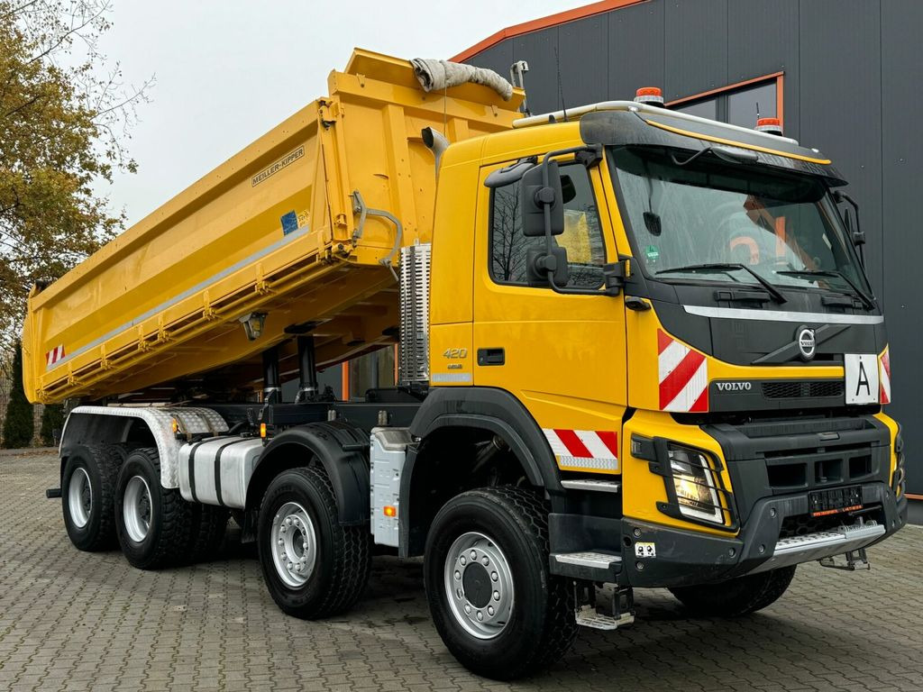 Camião basculante Volvo FMX420 8x6 Dreiseitenkipper Bordmatik MEILLER: foto 9