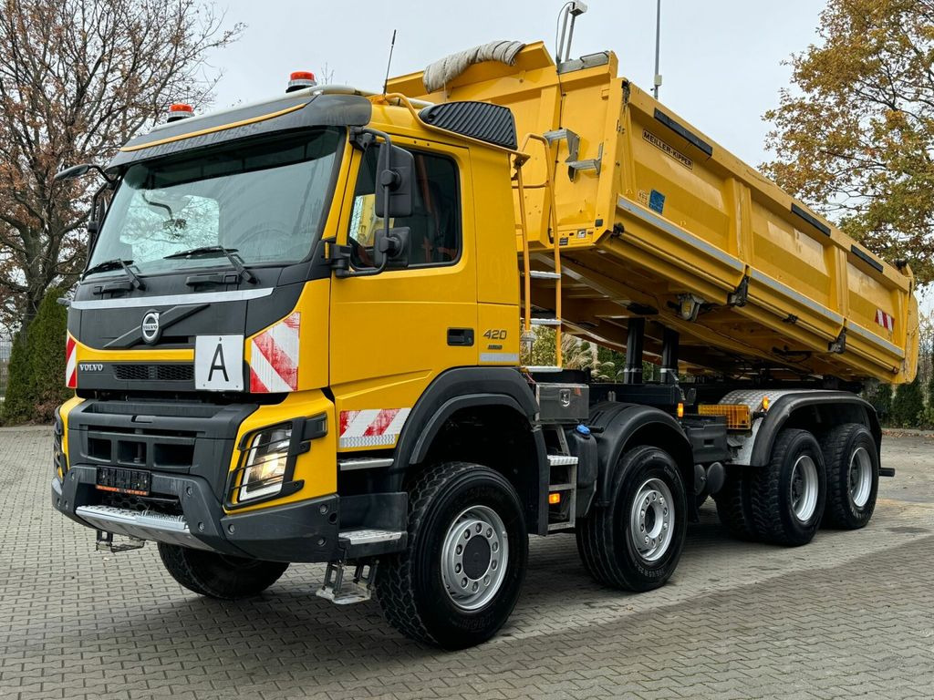 Camião basculante Volvo FMX420 8x6 Dreiseitenkipper Bordmatik MEILLER: foto 8