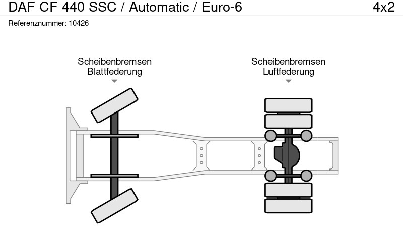 Tractor DAF CF 440 SSC / Automatic / Euro-6: foto 14