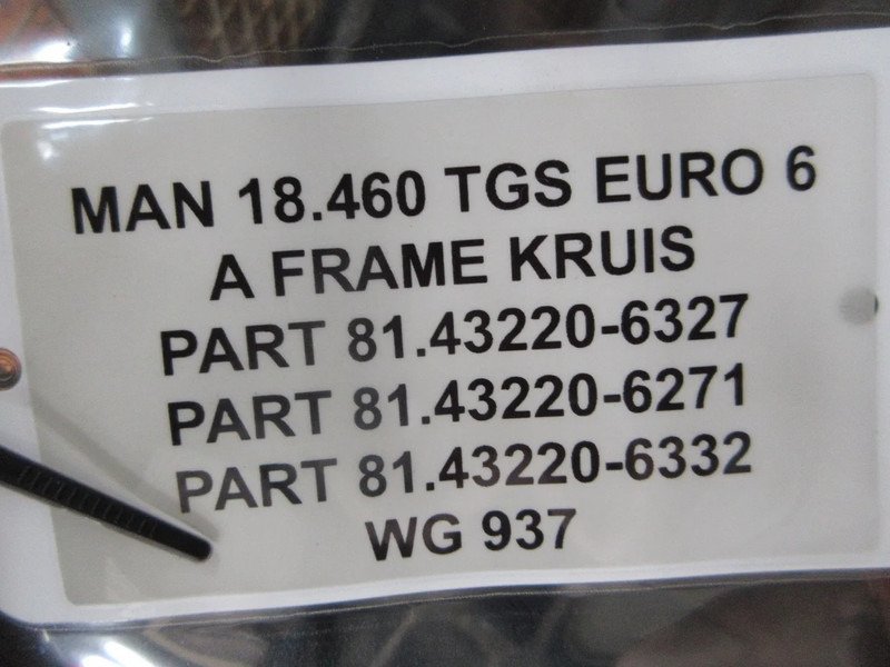 Estrutura/ Châssis para Camião MAN 81.43220-6327 // 81. 43220-6271 // 81.43220-6332 KRUIS FRAME MAN 2022: foto 6