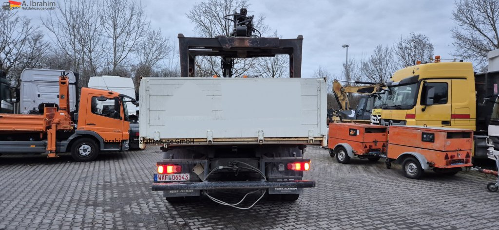 Camião basculante, Camião grua Daf LF 55-250 Kipper Kran HIAB 111, Meiller Funk-FB, einsatzbereit: foto 11