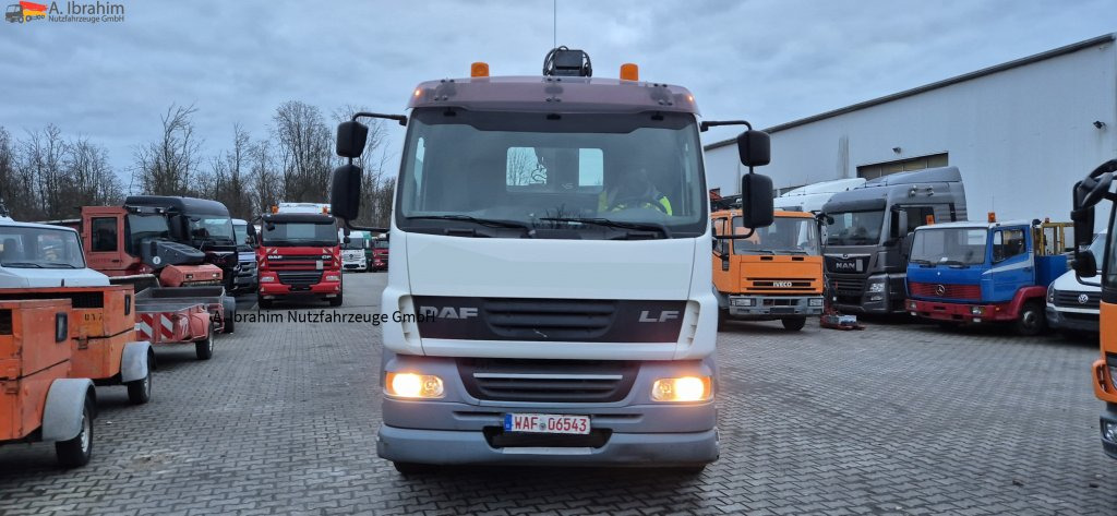 Camião basculante, Camião grua Daf LF 55-250 Kipper Kran HIAB 111, Meiller Funk-FB, einsatzbereit: foto 8