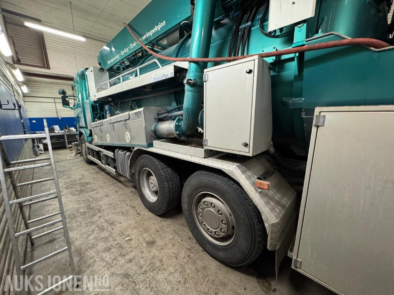 Caminhão limpa fossa 2012 Scania G480 6X2 Slamsuger/Spylebil - Maskoflex 312 - 228127KM: foto 15