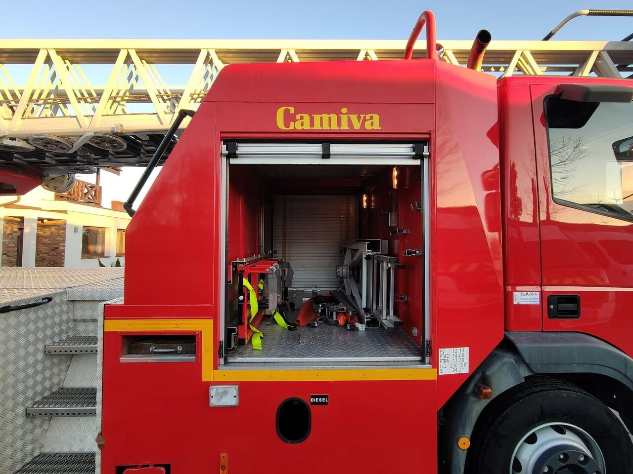 Carro de bombeiro IVECO Eurocargo 130E24 Drabina 30m Camiva EPAS 30 Wóz strażacki: foto 6