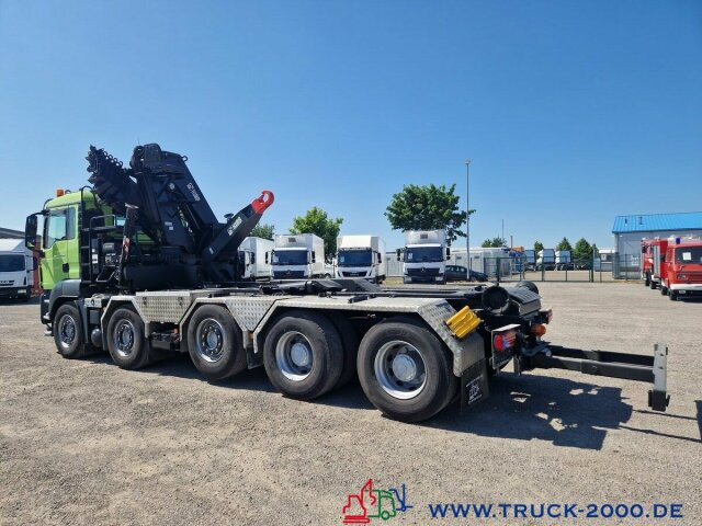 Camião polibenne, Camião grua MAN 41.480 10x4 Kran Hiab XS322-19m Höhe-10T/2.9m: foto 7