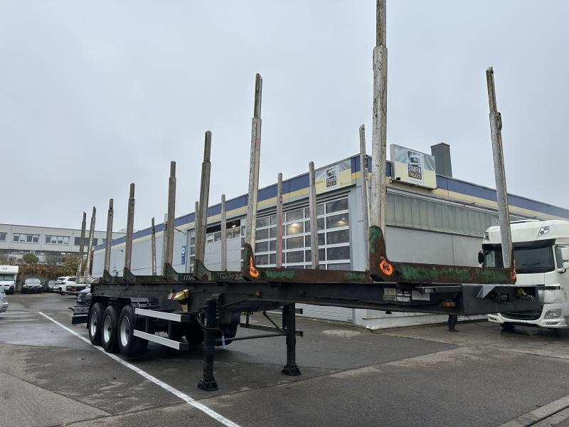 Semi-reboque transporte de madeira BOFA Holzauflieger 34 to EXTE Rungen TÜV NEU!: foto 6