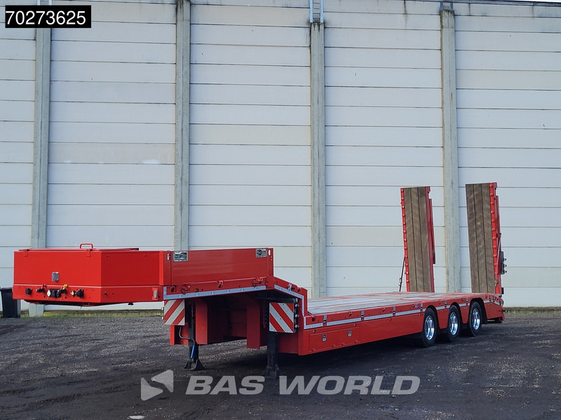 Semi-reboque baixa Langendorf S3L NL-Trailer Lift+Lenkachse ALCOA Ramps: foto 8