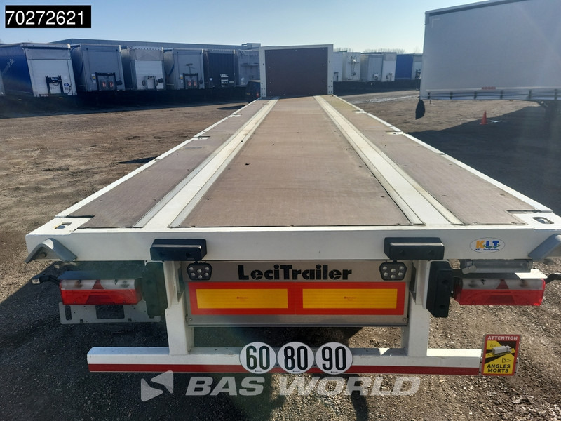 Semi-reboque plataforma/ Caixa aberta novo Lecitrailer SR3E NEW! Liftachse Twistlocks: foto 6