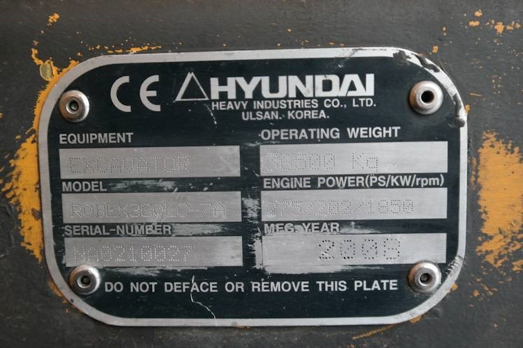 Escavadora de rastos Hyundai R360L-7: foto 8