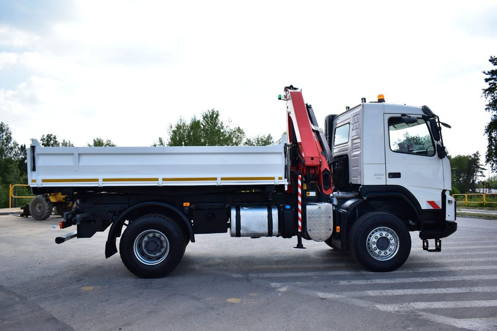 Camião grua, Camião basculante Volvo FMX 4x4 PALFINGER PK 13001 CRANE KIPPER EURO 5 !: foto 9