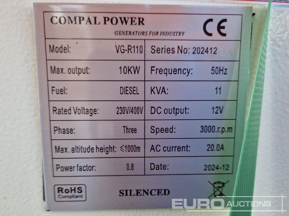 Gerador elétrico Unused Compal Power VG-R110: foto 12